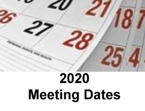 Save these dates to your 2020 calendar today!