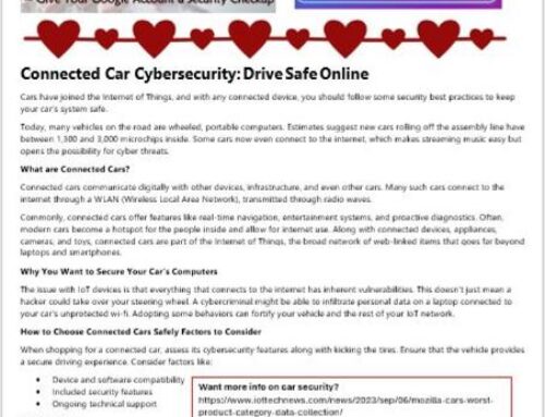 Security Tips You’ll LOVE Infographic