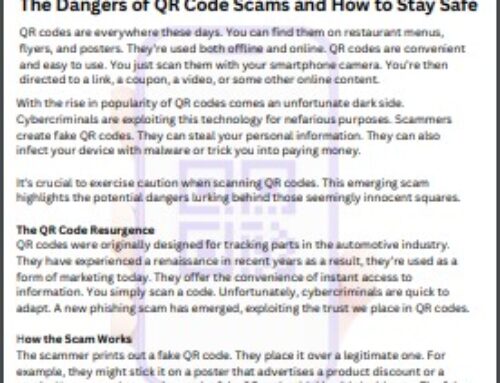 The Dangers of QR Code Scams and How to Stay Safe